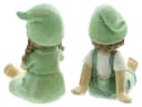 Dekoleidenschaft Dekofigur Frühling Set 2 St. Polyresin Grün Bild 5