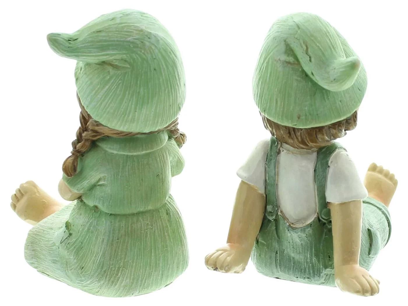 Dekoleidenschaft Dekofigur Frühling Set 2 St. Polyresin Grün - Bild 5