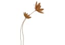 Dekoleidenschaft Gartenstecker Blume Metall Rost Finish Silber 2er Set Bild 3