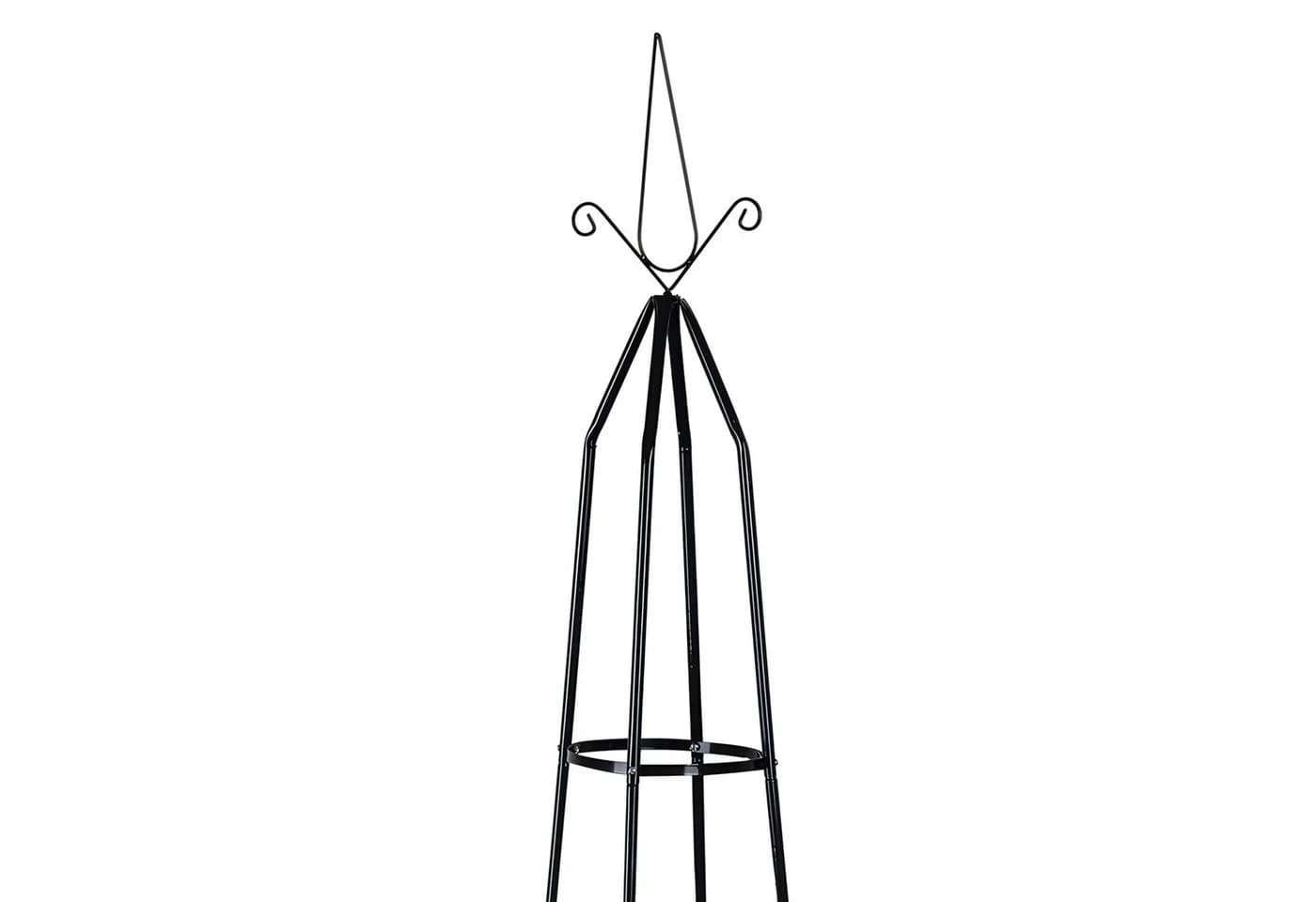 Dekoleidenschaft Rankhilfe Pyramide Metall Schwarz - Bild 5