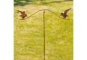 Dekoleidenschaft Gartenstecker Vogelwippe Metall Braun Bild 1
