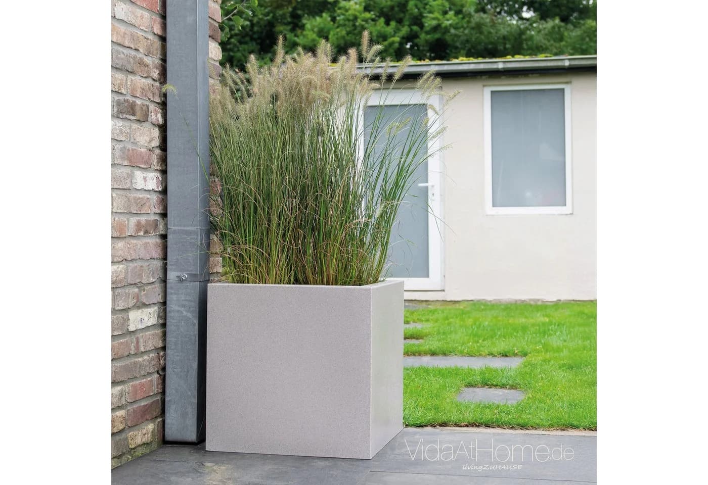 VidaAtHome.de Pflanzkübel QUBO 60 Modern PE-Kunststoff - Bild 3