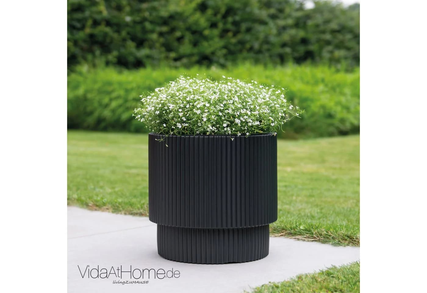 VidaAtHome.de Blumentopf IVY ø 30er mit praktischem Pflanzeinsatz - Bild 2