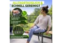 tillvex Gartenstuhl Set Stapelbar Wetterfest Kunststoff Schwarz Bild 5