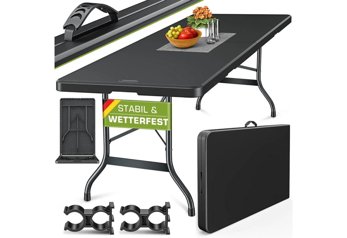 tillvex Gartentisch Klapptisch 180 cm - Bild 2
