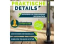 tillvex Klemmmarkise Grau Senkrechtmarkise Balkon ohne Bohren Bild 1
