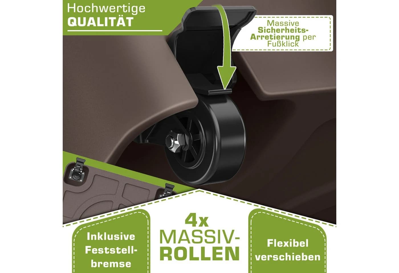 tillvex Sonnenschirmständer PAVERA/GRAVIA mit Rollen & Bremsen - Bild 4