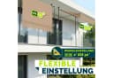 tillvex Klemmmarkise Taupe mit Handkurbel Bild 1