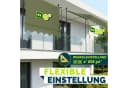 tillvex Klemmmarkise Balkonmarkise mit Handkurbel Bild 1