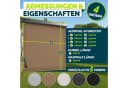 tillvex Senkrechtmarkise Taupe Sichtschutz für Balkon Bild 4