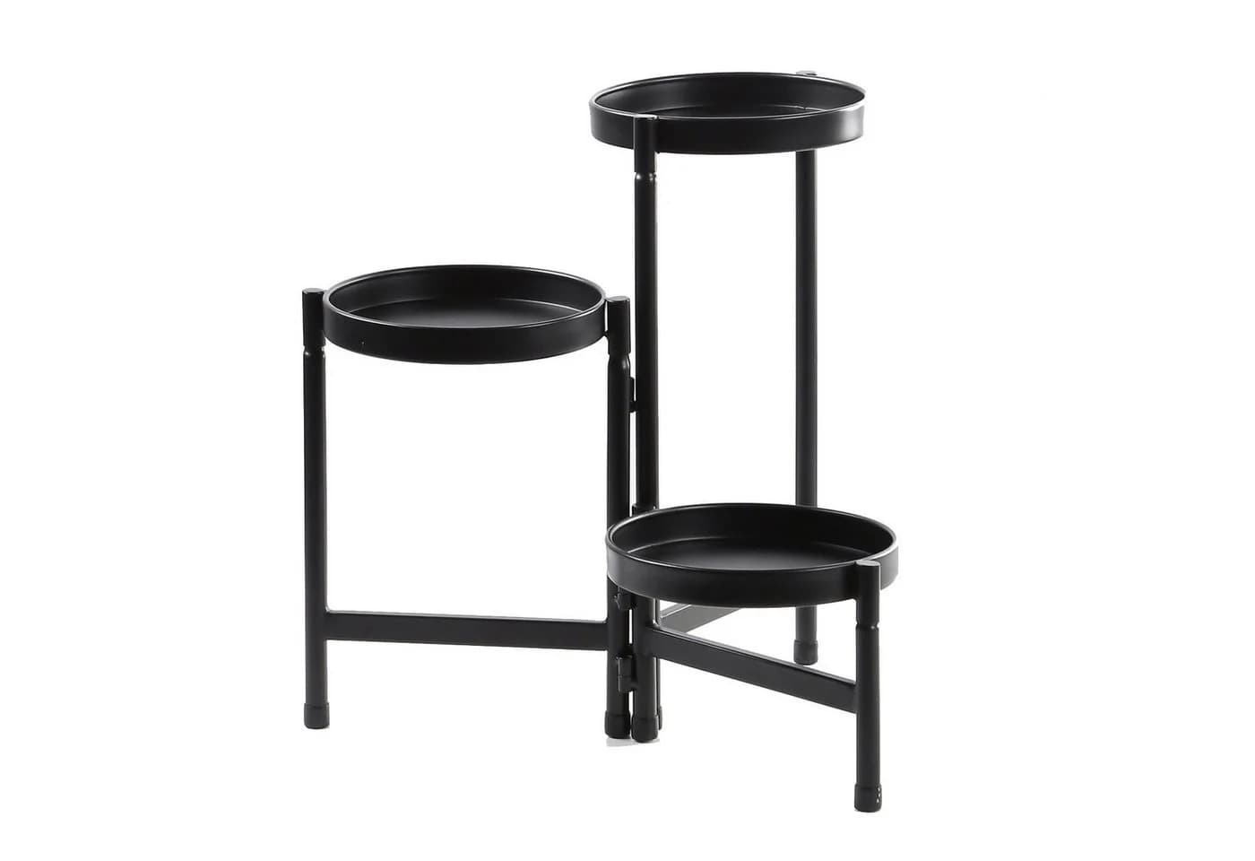 Mojawo Blumenregal XL Blumenständer Blumentreppe Pflanzenregal 47x47xH.43cm - Bild 2