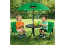 Mojawo Essgruppe 4tlg Kinder Campingmöbel Set Frosch Grün Bild 1
