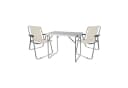 Mojawo 3tlg Campingmöbel Set Beige Aluminium Bild 2