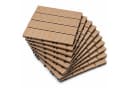 Mojawo WPC Klickfliese 12er Set Braun 30x30cm Bild 2