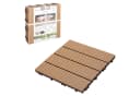 Mojawo WPC Klickfliese 12er Set Braun 30x30cm Bild 3