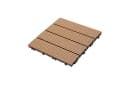 Mojawo WPC Klickfliese 12er Set Braun 30x30cm Bild 4