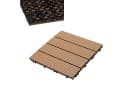 Mojawo WPC Klickfliese 12er Set Braun 30x30cm Bild 5
