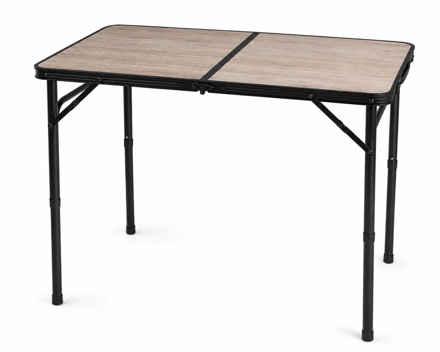 Mojawo Campingtisch Klappbar Aluminium Höhenverstellbar Braun - Bild 2
