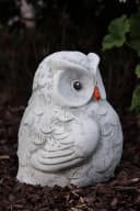 Stone and Style Gartenfigur Frostfeste Steinfigur Eule Hedwig Grau Bild 3
