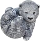 Frostfeste Steinfigur Bär auf Rücken Panda Gartenfigur Bild 2