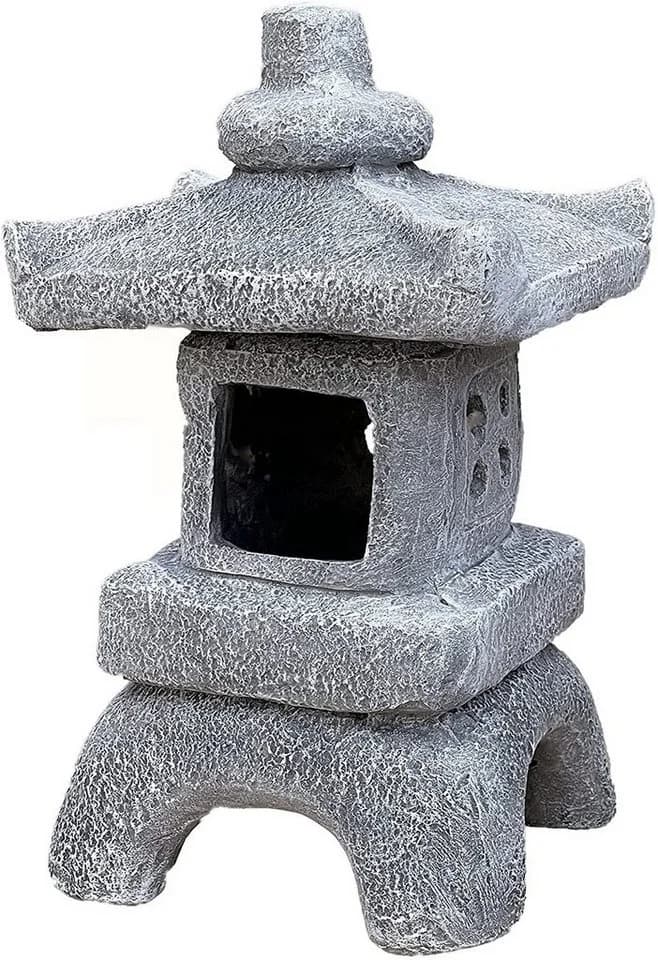 Stone and Style Gartenfigur Pagode Asiatische Laterne Grau - Bild 2