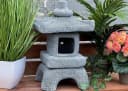 Stone and Style Gartenfigur Pagode Asiatische Laterne Grau Bild 3