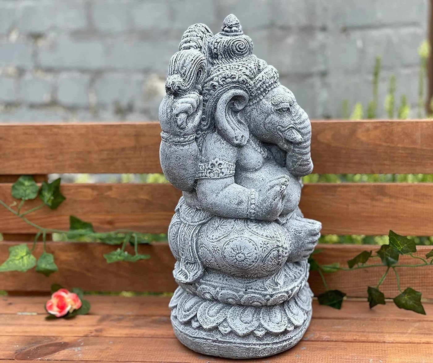 Stone and Style Gartenfigur Ganesha Statue - Bild 3