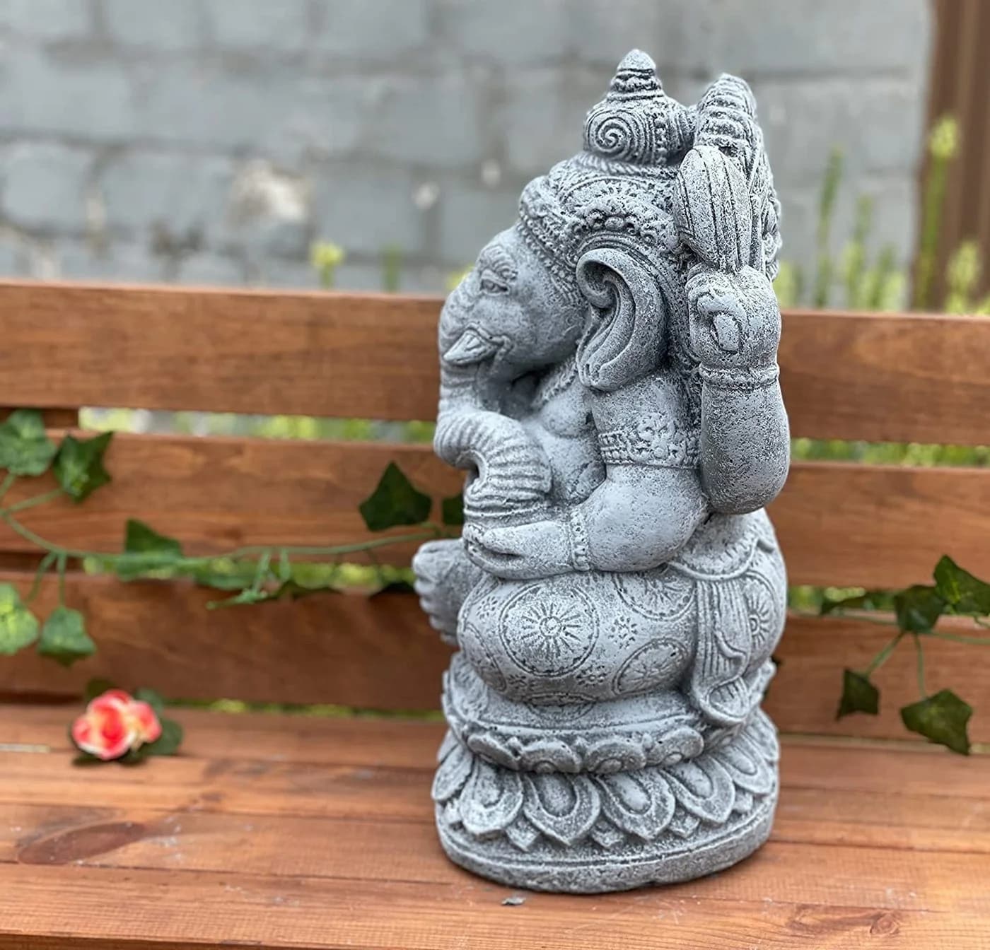 Stone and Style Gartenfigur Ganesha Statue - Bild 5