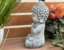Stone and Style Frostfeste Steinfigur Shiva Baby Grau Bild 5
