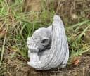 Stone and Style Gartenfigur Frostfeste Steinfigur Gargoyle Denker Grau Bild 4