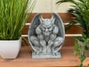 Stone and Style Gartenfigur Frostfeste Steinfigur Gargoyle Grau Bild 1