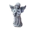 Stone and Style Engelfigur Steinfigur betender Engel stehend frostfest Bild 2