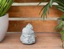 Stone and Style Katzenfigur Grau Frostfest Steinguss Grabschmuck Bild 4