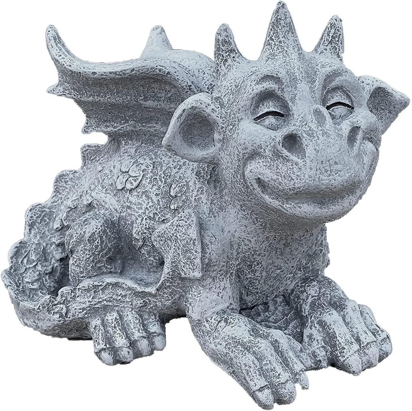 Stone and Style Gartenfigur Drache Filou Frostfeste Steinfigur - Bild 2