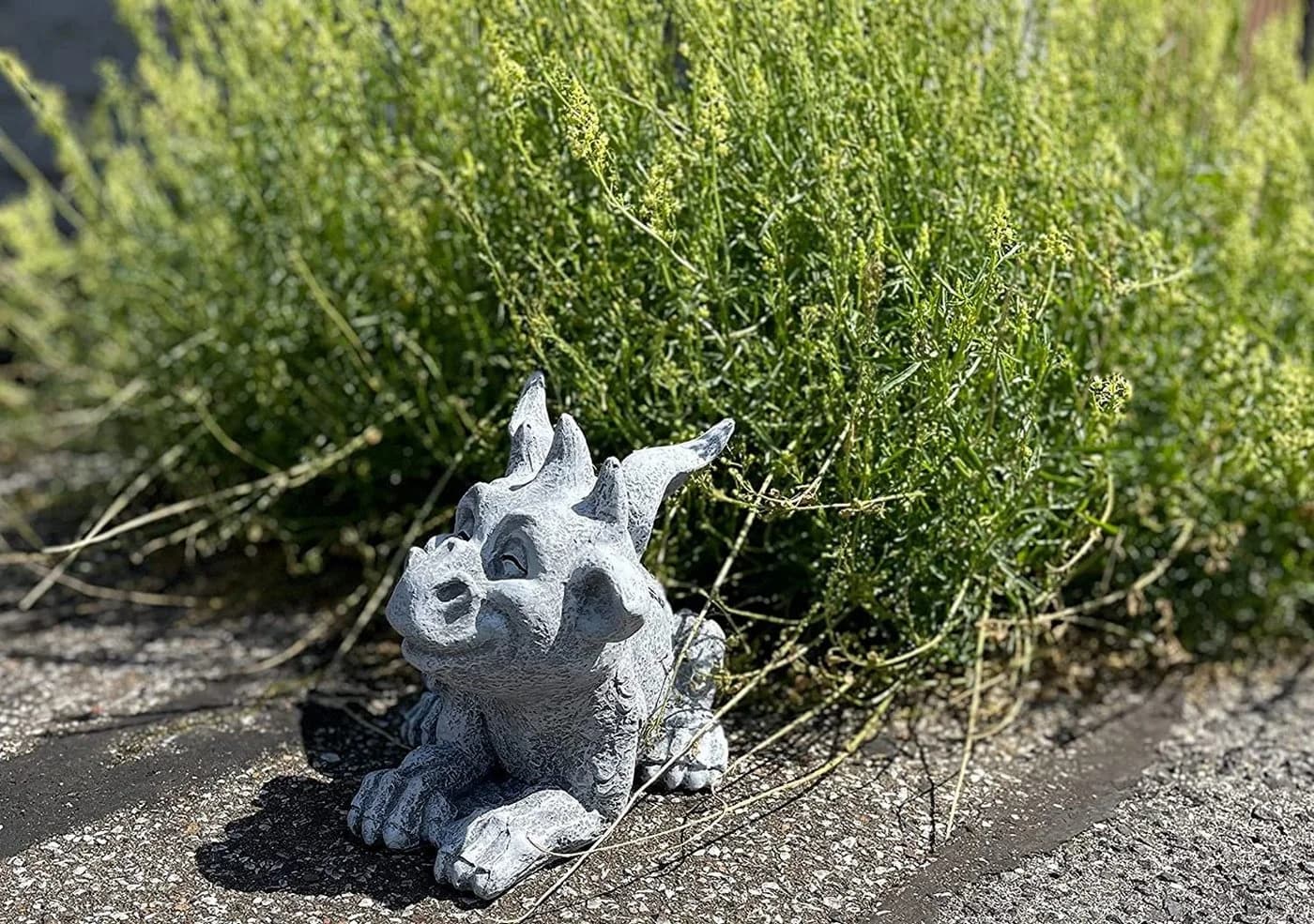 Stone and Style Gartenfigur Drache Filou Frostfeste Steinfigur - Bild 3