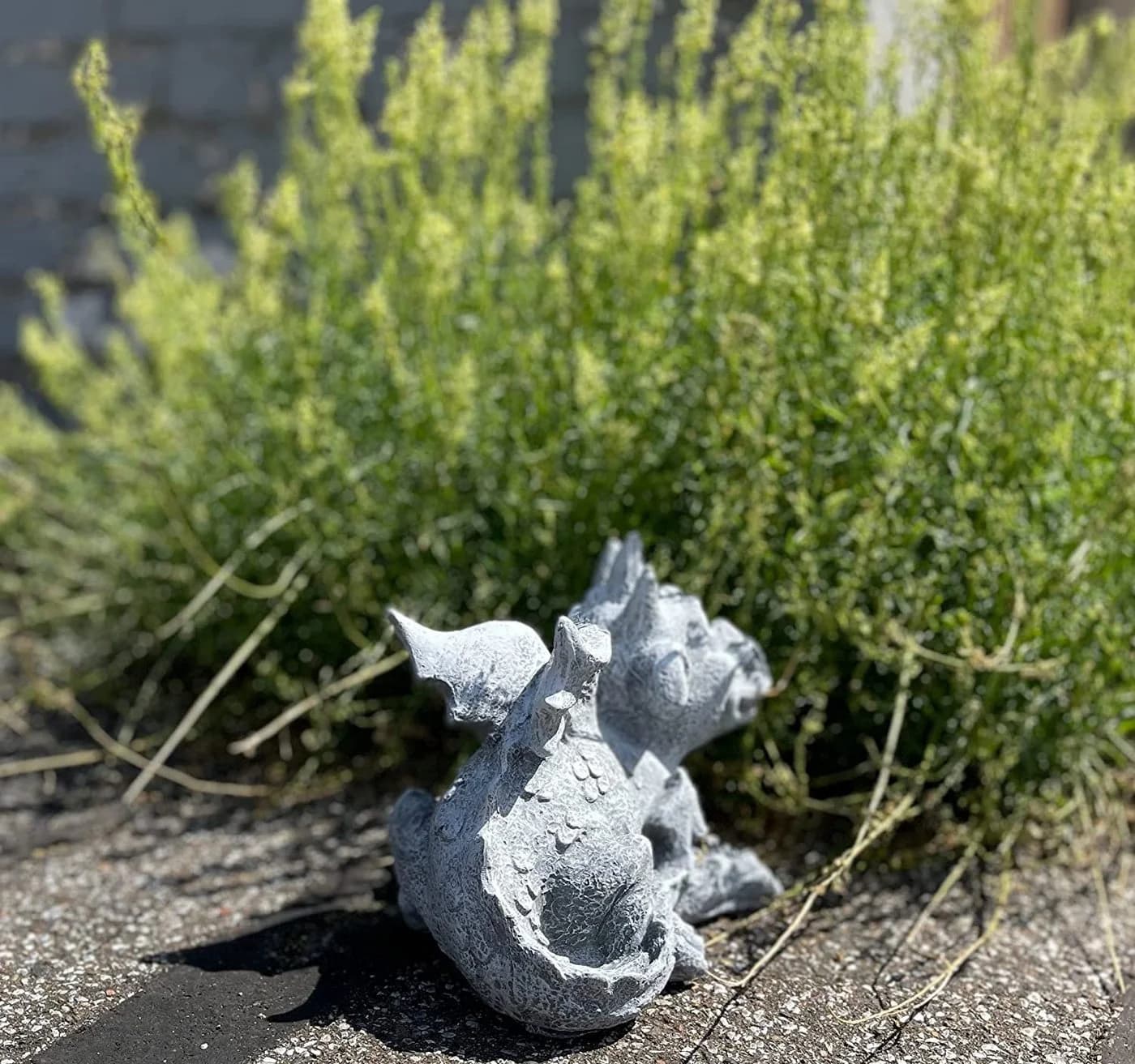Stone and Style Gartenfigur Drache Filou Frostfeste Steinfigur - Bild 5