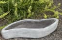 Stone and Style Pflanzschale Welle groß Grau Steinguss Bild 1