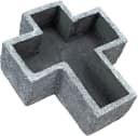 Stone and Style Frostfestes Grabkreuz Pflanzschale Bild 2