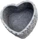 Stone and Style Pflanzschale Frostfestes Pflanzherz XL Rosenherz Grau Bild 2