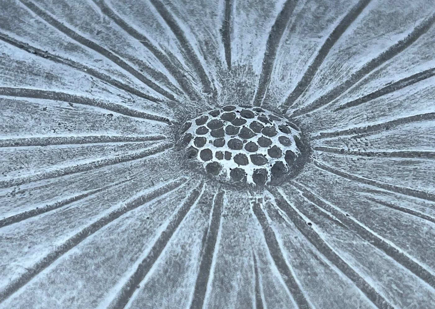 Stone and Style Vogeltränke Frostfest Grau Blatt mit Vögeln - Bild 5