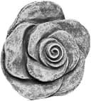 Stone and Style Gartenfigur Frostfeste große Steinblüte Rosenblüte Grau Bild 2