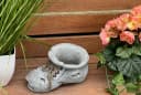 Stone and Style Pflanzschale Stiefel Grau Frostfest Bild 4