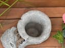Stone and Style Pflanzschale Stiefel Grau Frostfest Bild 5
