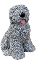 Stone and Style Gartenfigur Frostfeste Steinfigur Bobtail Grau Bild 2