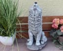 Stone and Style Wolfsfigur Steinguss 41 cm Bild 3