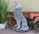 Stone and Style Wolfsfigur Steinguss 41 cm Bild 4