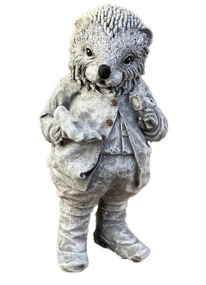 Stone and Style Gartenfigur Igel Daniel Frostfest Grau - Bild 2