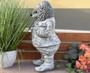 Stone and Style Gartenfigur Igel Daniel Frostfest Grau Bild 5