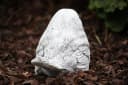 Stone and Style Gartenfigur Vogel Hansi Frostfest Grau Bild 5