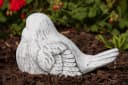 Stone and Style Gartenfigur Vogel Berta Grau Frostfest Bild 5